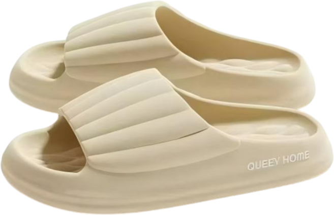 메르카 발볼넓은 푹신한 거실 실내 슬리퍼 실내화