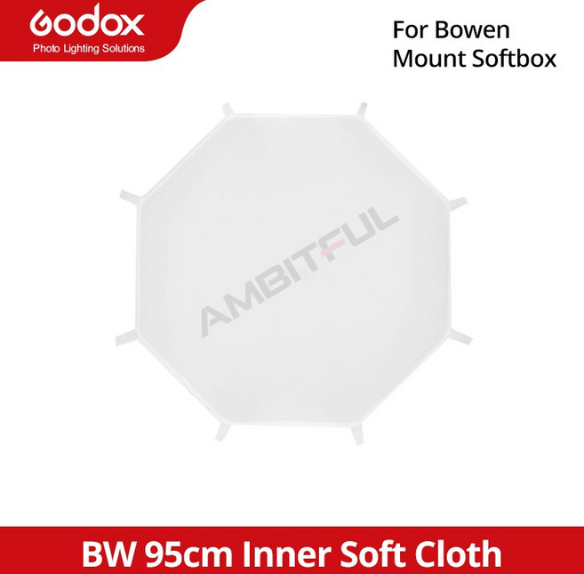 Godox Bowens 옥타곤 직사각형 예비 디퓨저 천으로 80cm 95cm 120cm 50x70cm 60x90cm 70x100cm, 27 BW95 Inner_01 CHINA, 1개