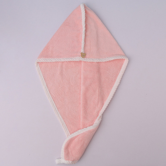ibooooo 女款吸水速乾髮帽, 0531 - 粉色 25*65cm±2, 1個