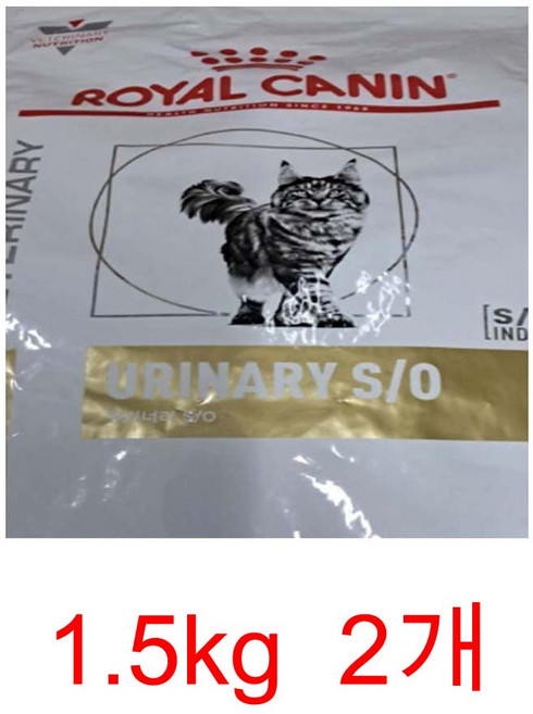 로얄캐닌 캣 유리너리 1.5kg 처방식 하부요로 URINARY S/O, 3kg, 1개