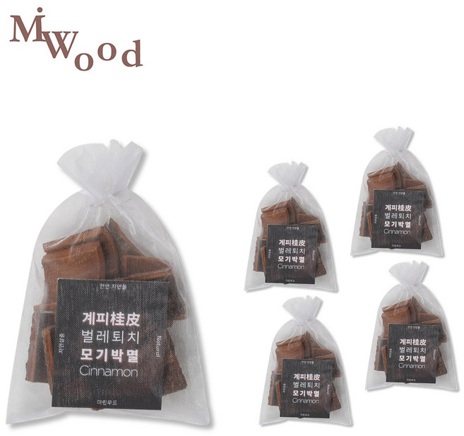 마린우드 계피주머니 시나몬스틱 천연계피, 5개, 40g