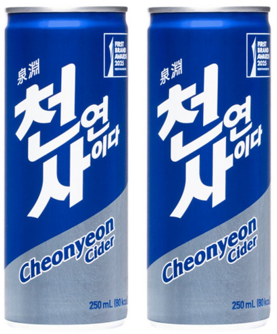 천연사이다 250mlX30캔, 250ml, 30개