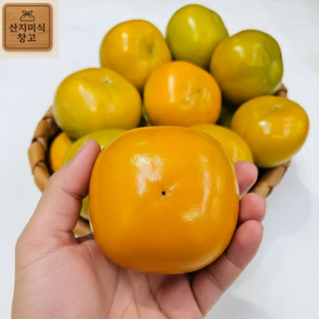 [산지미식창고] 달콤아삭아삭 고당도 프리미엄 단감 부유 상서 3kg 중과, 1박스, 3kg(15-19과 / 중과)