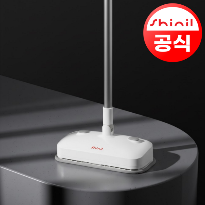 신일 초강력 스팀 물걸레 청소기 고온 살균 방수 IPX4, 클리어화이트, SDC-W7800