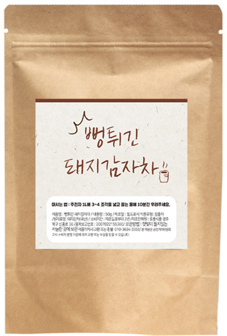 에코스킨 뻥튀긴 돼지감자, 1팩, 50g, 1개
