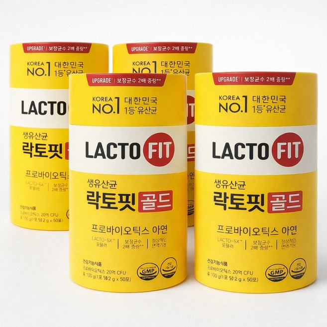 종근당건강 락토핏 생유산균 골드, 100g, 4개