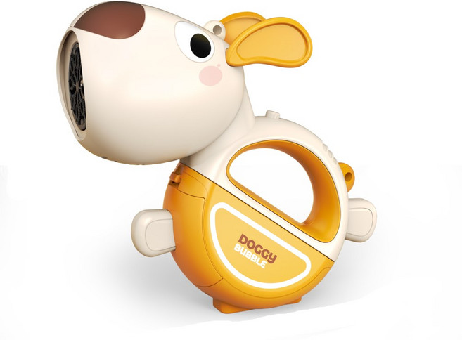 리버폭스 아동용 애니멀 버블건 + 스트랩 + 비눗방울용액 세트, 강아지, 1세트