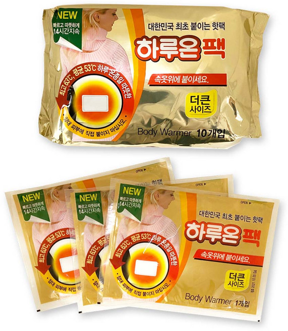 하루온 핫팩 붙이는 타입 50g, 30개