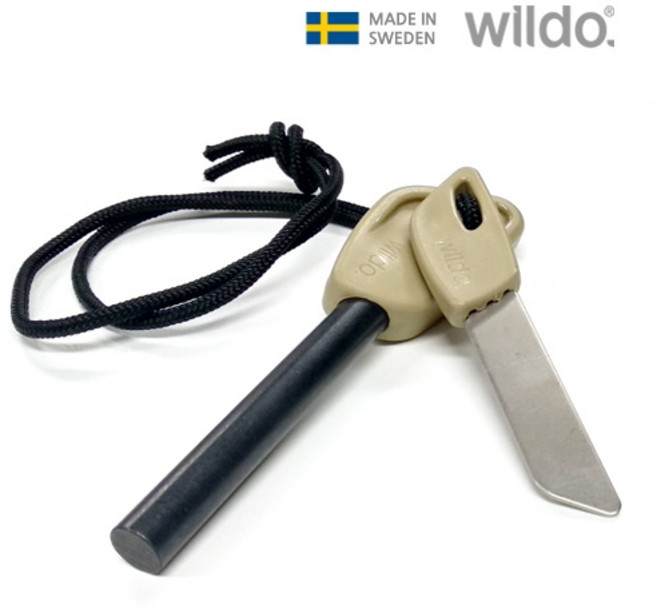 윌도 파이어스틸 L 캠핑 부싯돌 파이어스타터, 1개, 데저트