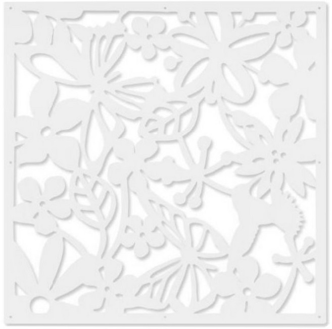雕花鏤空掛式屏風 DIY裝飾隔間簾, 【DX455D】白色