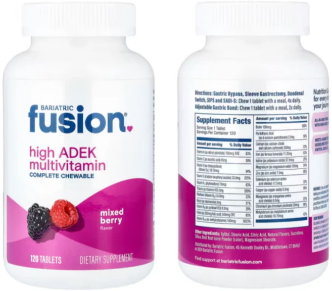 퓨전 멀티비타민 베리맛, 1개 - 쿠팡