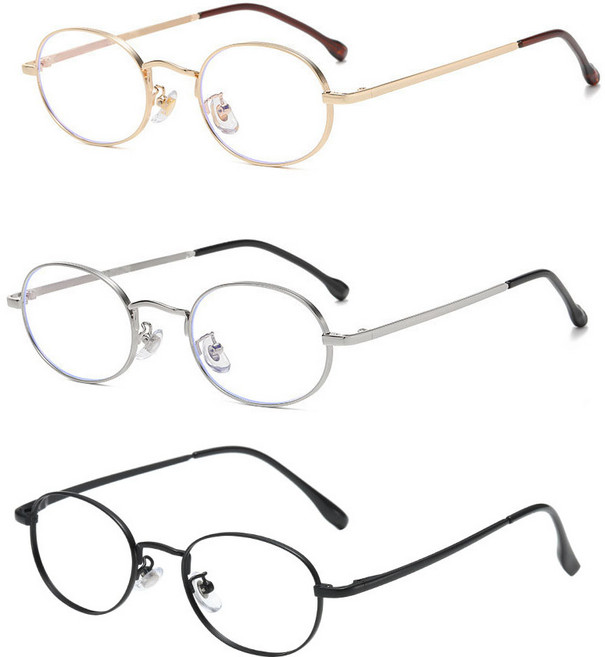 블루라이트차단 작은알 타원형 안경테 1개 50대 돋보기 노안 안경 2.0스마트줌노안경블루라이트 차단안경 돋보기