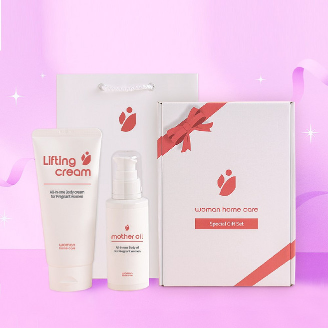 [BEST 출산선물] 우먼홈케어 리프팅 선물세트 (리프팅크림200ml+마더오일100ml), 1개, 200ml