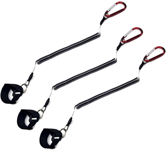 쎈피싱 로드 분실방지 스트랩, 3개, 블랙