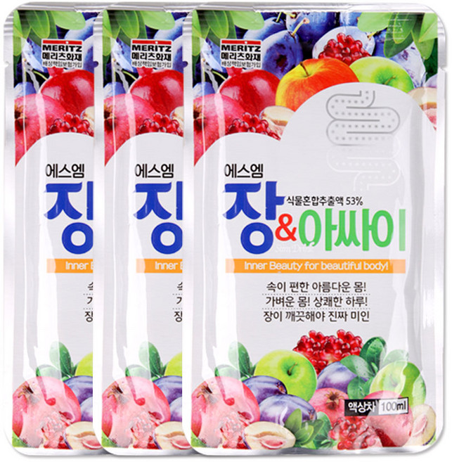 해호 에스엠 장앤아싸이 100ml 3개