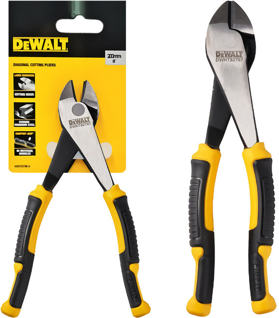 디월트공식대리점 8인치 레이저하드닝 정밀 미니 니퍼 니뻐 DWHT82797, 1개