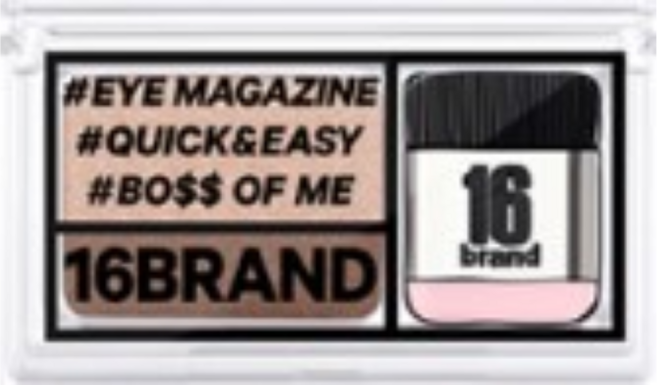 16브랜드 아이 매거진 팩트 아이섀도우 2g, 02 헬로우 먼데이, 1개