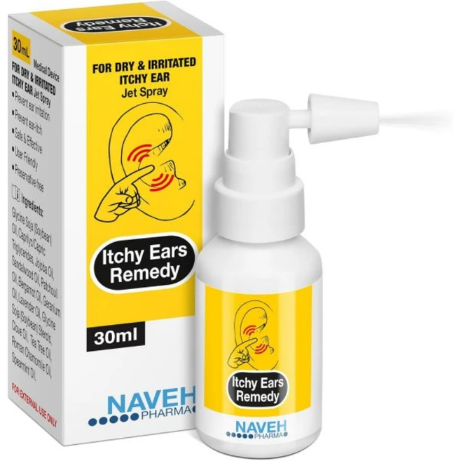 NAVEH PHARMA 가려운 귀 세척 | 의 모든 원인 용 제트 스프레이 & 막힌 왁스 방울 (0.5 Fl Oz), 1 Fl Oz - 쿠팡
