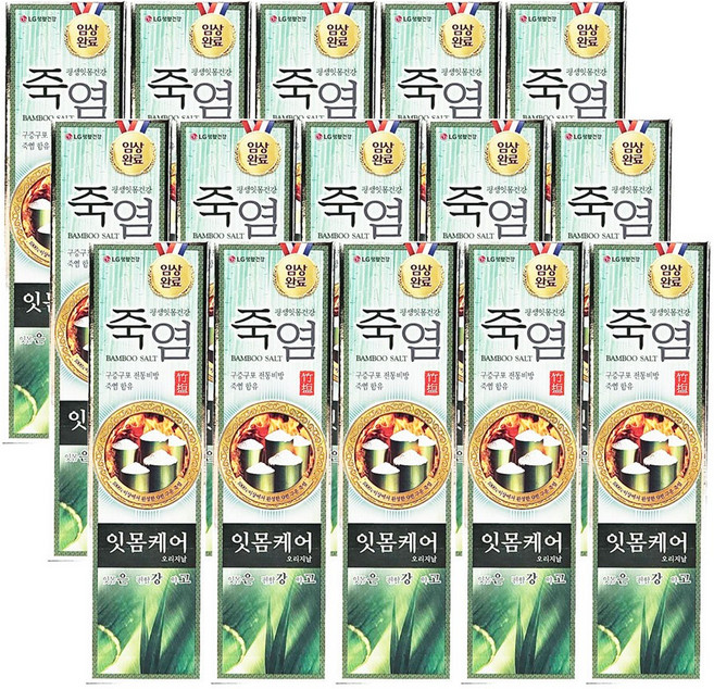 죽염 오리지날 은강고 치약, 15개, 100g