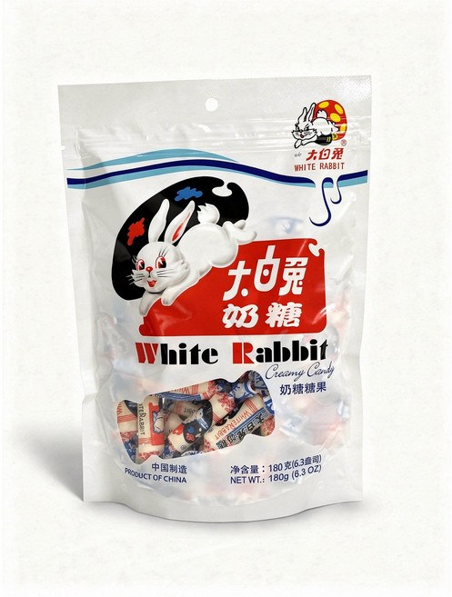 흰토끼사탕 따바이투 토끼사탕 내당당과, 180g, 5개