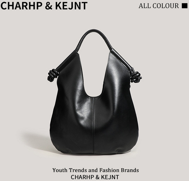 CHARHP&KEJNT 2025秋冬新款托特包 大容量通勤單肩腋下包 女