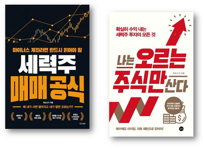 세력주 매매 공식 나는 오르는 주식만 산다 와조스키 책 세트 (전2권), 경향BP