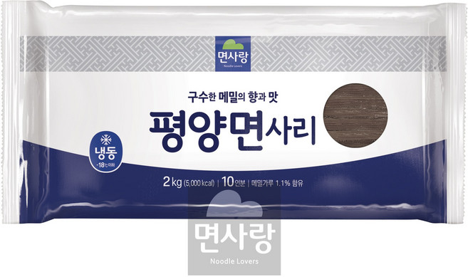 면사랑 평양냉면 사리 2kg, 5개