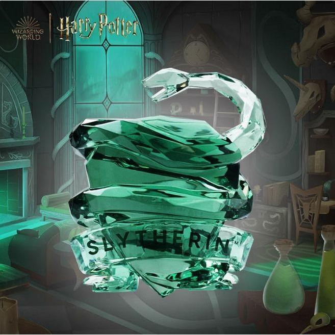 에네스코 Enesco 해리포터 호그와트 기숙사 상징 아크릴 피규어 슬리데린, 1개