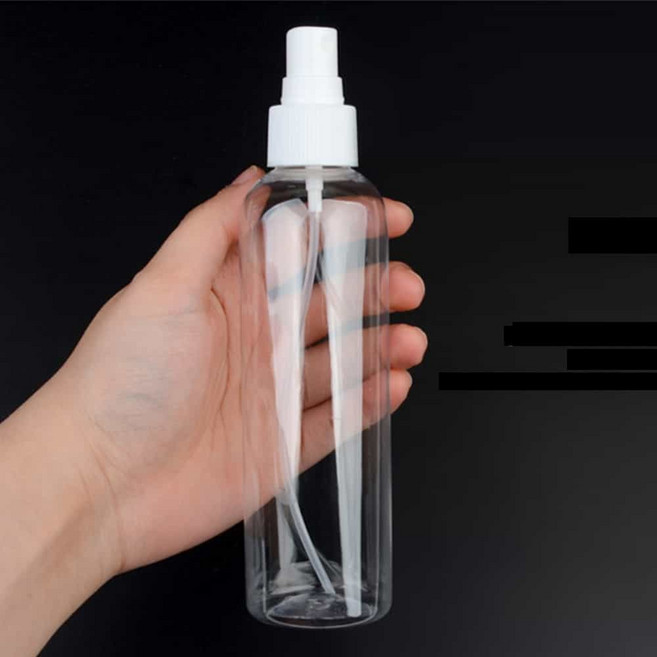 스프레이공병 200ml 투명 용기 분무기 향수병 통 플라스틱 미스트 펌핑 안개분사 화장품 공용기 스프레이병 향수공병 휴대용스프레이, 1개