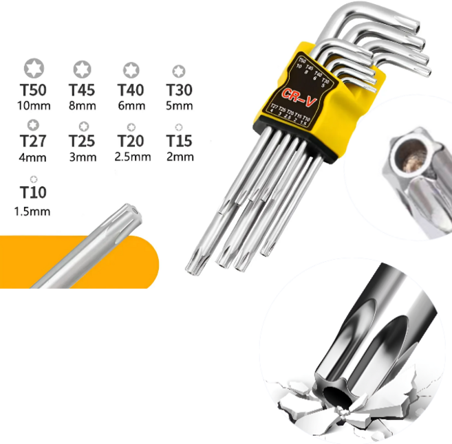 별렌치 세트 홀 보급형 9P T10 T15 T20 T25 T27 T30 T40 T45 T50