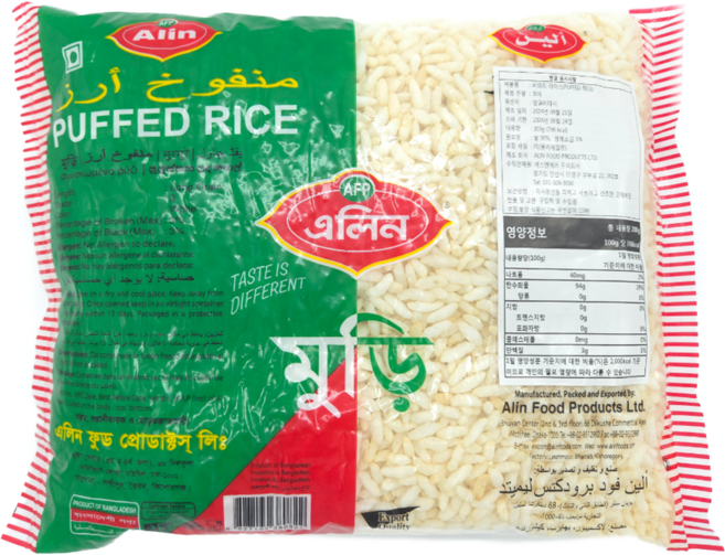 Alin Puffed Rice (Muri) 퍼피드 라이스, 200g, 1개