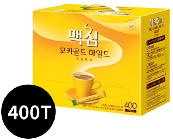 맥심 모카골드 마일드 커피믹스, 12g, 400개입, 1개