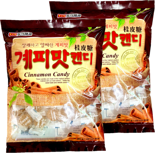 동아제과 계피맛캔디, 300g, 2개