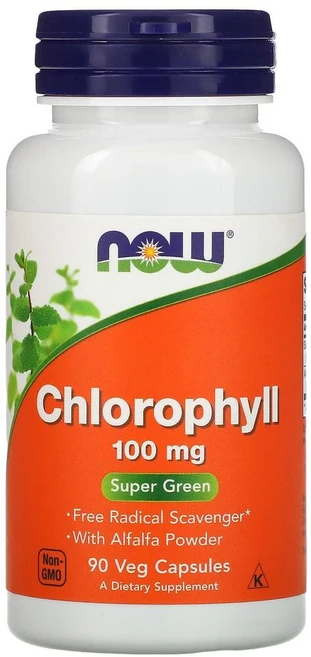 나우푸드 엽록소 100mg 식물성 캡슐 90정, 3개 - 쿠팡