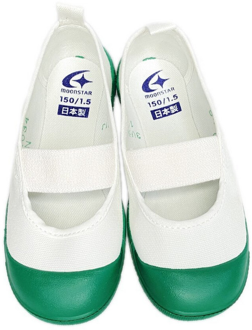 Moonstar 兒童帆布室內鞋 日本製造 輕量防滑
