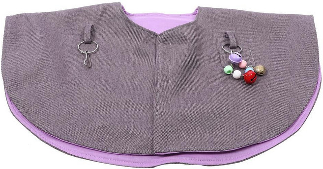 앵무 훈련 어깨 커버 보호대 천 물림 방지 배설물 숄, 1개