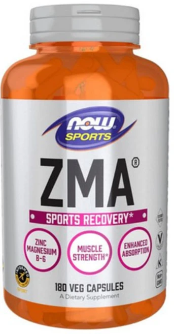 NOW Foods Sports ZMA 1PACKAGE 운동 후 회복 베지 캡슐, 180정, 1개 - 쿠팡
