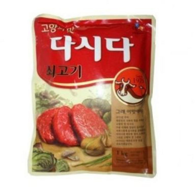 중화미원2kg 청정원 중식미원, 쇠고기다시다 1kg 소고기조미료, 1, 2kg