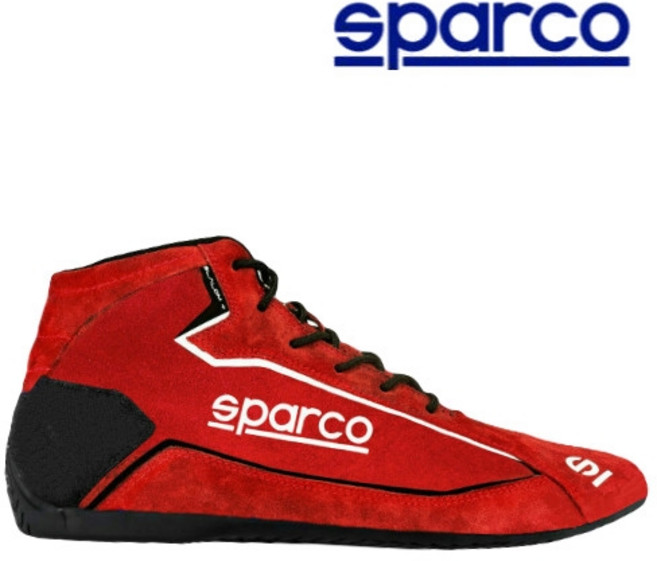 정품 가죽 스파코 레이싱 슈즈 FIA 인증 자동차 라이딩 카딩 오토바이 캐주얼 스포츠 남녀