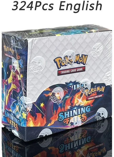324/360개 영어판 TCG: 스칼렛 & 바이올렛 151 클래식 확장 부스터 박스 트레이딩 카드 36팩 선물