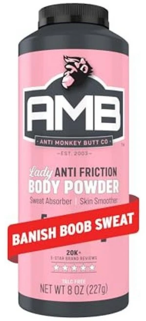 Anti Monkey Butt 여성용 바디 파우더 탈크 프리 땀 마찰 완화 칼라민 함유 허벅지 겨드랑이 등 저자극성 방지 포뮬러 226.8g 8온스 2팩 285096, 226.8g(8온스) (1팩) - 쿠팡