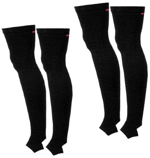 타이트엔드 킬러웨일 기모 다리토시 레그워머, 블랙 2개, 2개