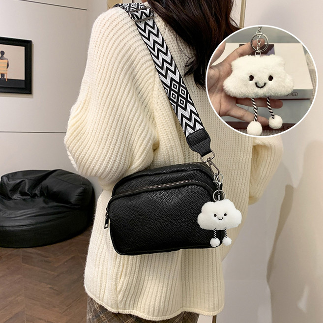 Novah 여성 가벼운 미니 크로스백 여행용 데일리 가죽 핸드폰가방 수납좋은 숄더백