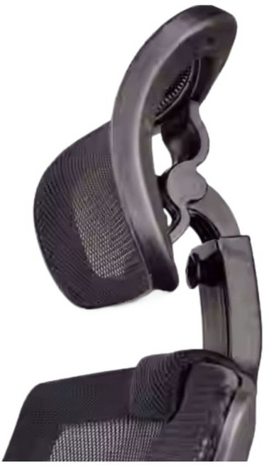 통풍 의자머리받침대 사무실 의자목받침대 탈부착 헤드레스트, 1개, 블랙