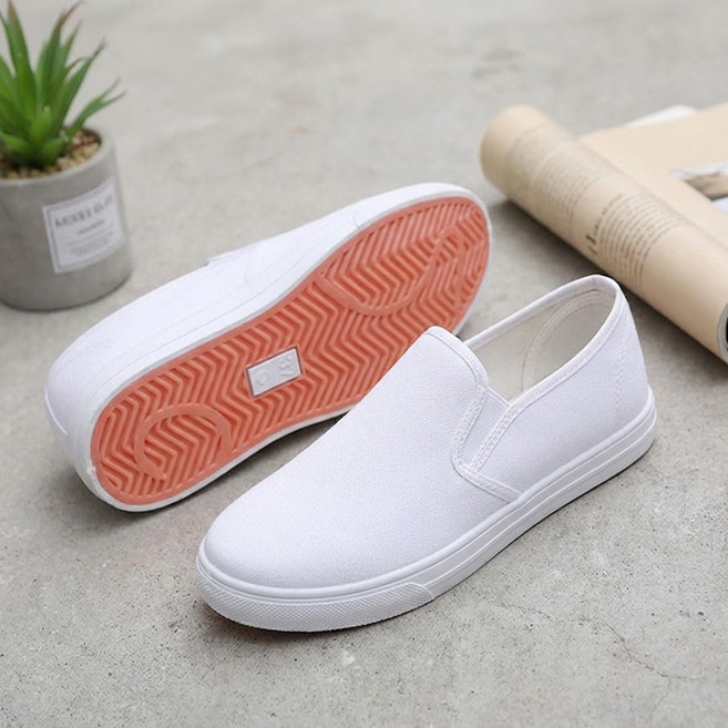 키노 여성 슬립온 밴딩 실내화 간호화 간호사 신발 근무화 사무화