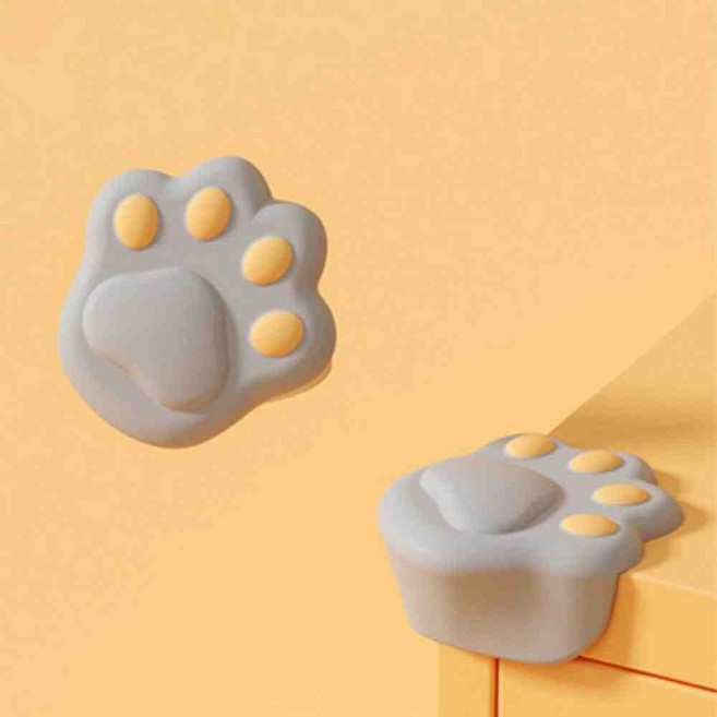 더굿샵 고양이 모서리 보호 쿠션 4P 아기모서리보호대 책상모서리 코너보호