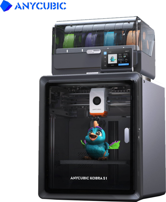 애니큐빅 코브라 S1 콤보 Anycubic Kobra S1 Combo 멀티컬러 고속 3D프린터 덕유항공