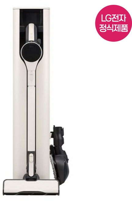 LG전자 코드제로 오브제컬렉션 스틱 무선 청소기, 흡입+물걸레 / AI927WA, 카밍베이지