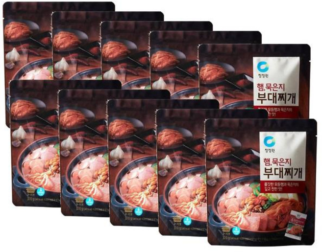 청정원 햄 묵은지 부대찌개, 320g, 10개