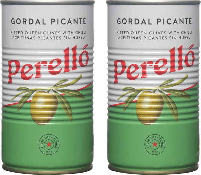 페렐로 고달 피칸테 올리브 캔(통조림), 2개, 350g